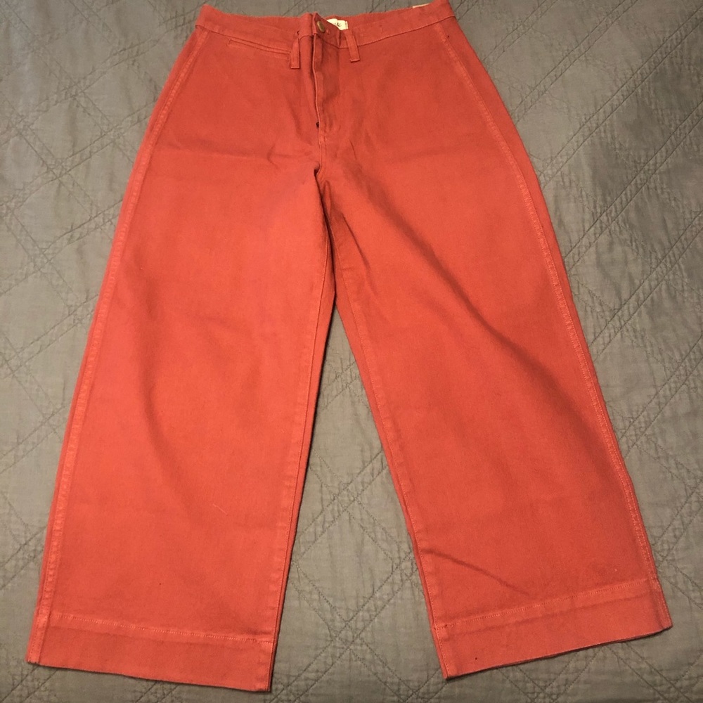 Madewell Emmett Curvy Slim Wide Leg Copper